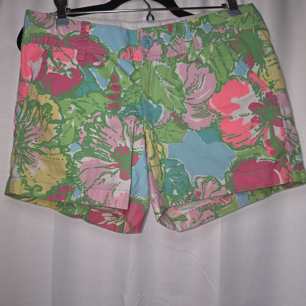 0 Lilly Pulitzer Floral Print Shorts